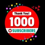 Subscribe YouTube 1000