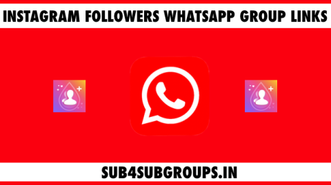 Instagram Followers WhatsApp Group Links List - Sub4SubGroups.in