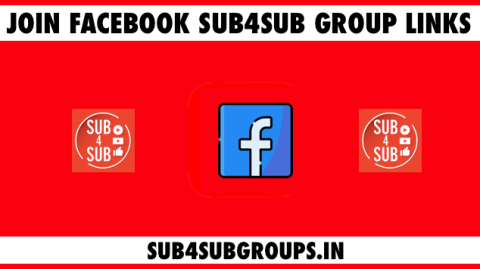 Sub4Sub Facebook Group Links List - Sub4SubGroups.in